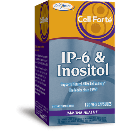 Enzymatic Therapy Cell Forte IP-6 & Inositol 120 Vegetarian Capsules