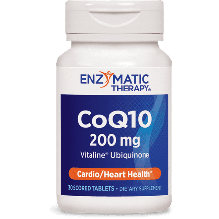 Enzymatic Therapy CoQ10 Scored Tablets, 30 Ct