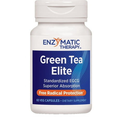 Enzymatic Therapy Green Tea Elite with EGCG 60 Veg Capsules