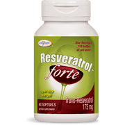 Enzymatic Therapy Resveratrol-Forte 175 mg Softgels, 60 Ct