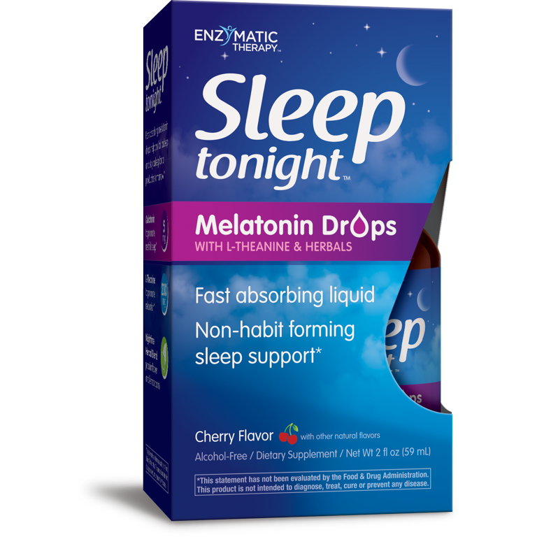 Liquid Melatonin Sleep Aid Drops for Kids and Adults (59 servings)