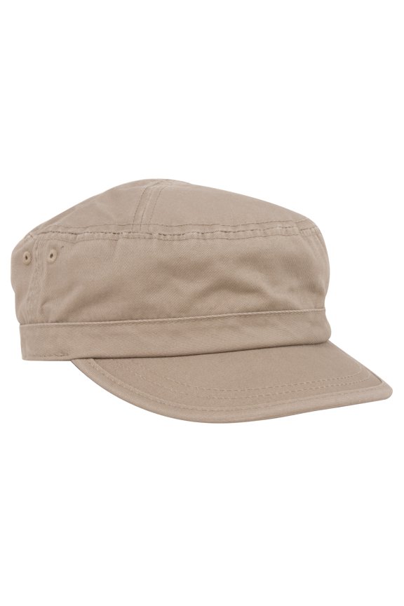 Enzyme Regular Solid Army Caps-Khaki