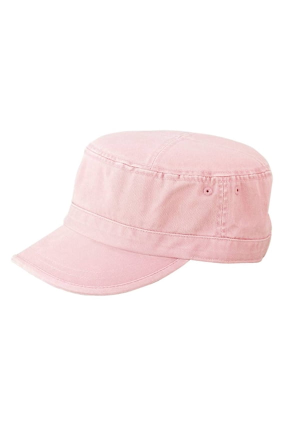 Enzyme Regular Solid Army Caps-Pink