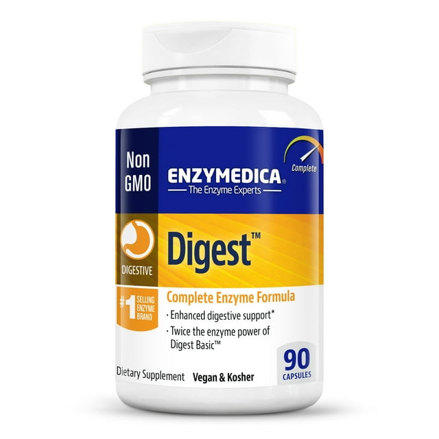Enzymedica Digest, Complete Enzyme Formula, 90 Capsules