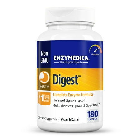 Enzymedica, Digest, Digestive Enzymes, 180 Capsules