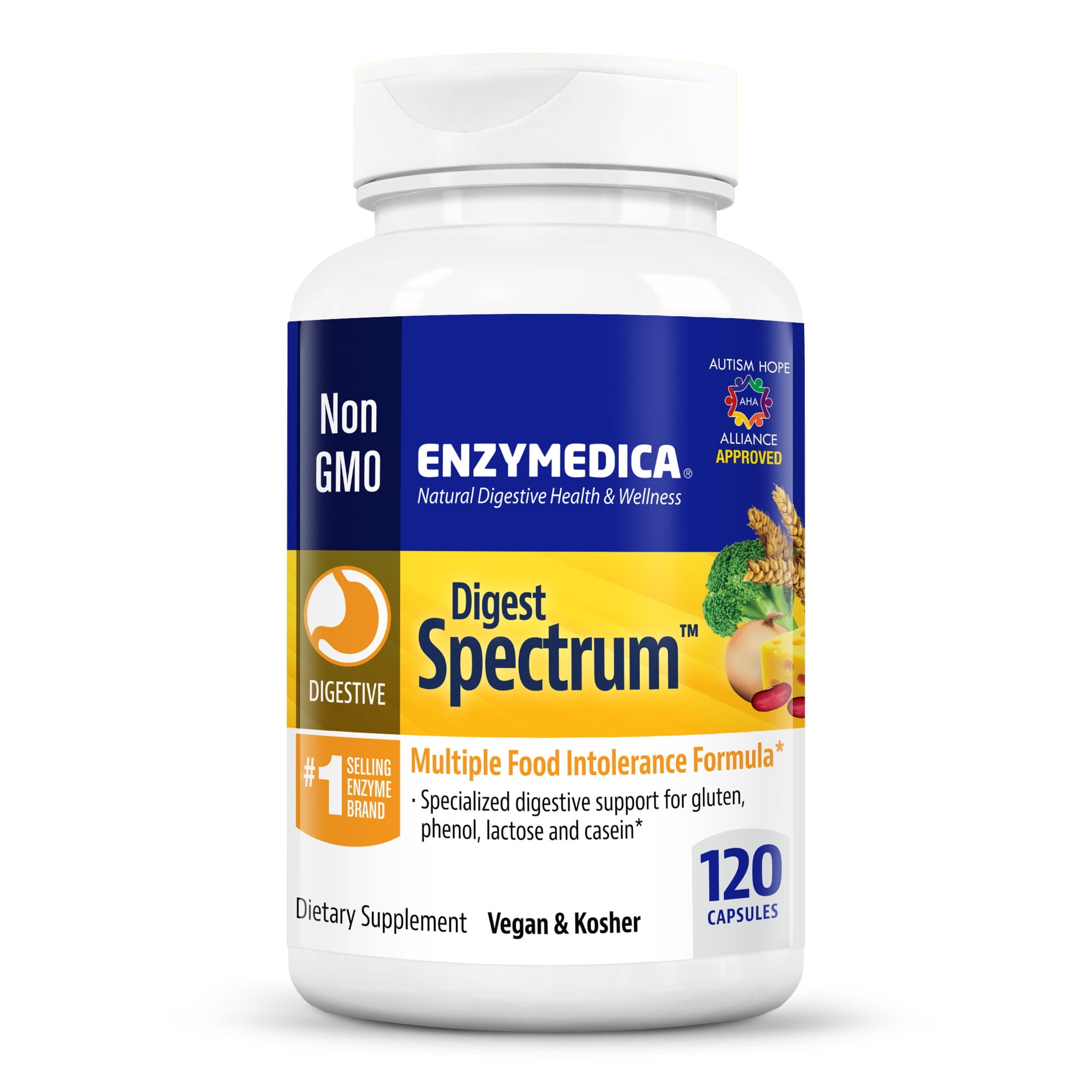 Enzymedica Digest Spectrum, Digestive Enzymes for Multiple Food