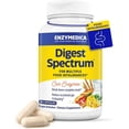 thumbnail image 1 of Enzymedica Digest Spectrum, Digestive Enzymes for Women & Men, Supports Gut Health, & Multiple Food Intolerances, Targets Gluten & Lactose. 90 Capsules, 1 of 8