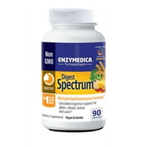 Enzymedica Digest Spectrum, Digestive Enzymes for Multiple Food Intolerances, Offers Fast-Acting Gas & Bloating Relief, 90 Count