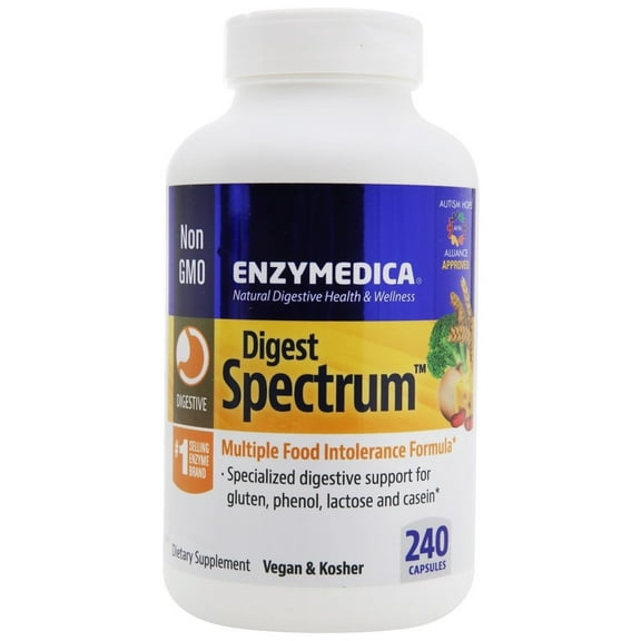 Enzymedica - Digest Spectrum Multiple Food Intolerance Formula - 240 Capsules