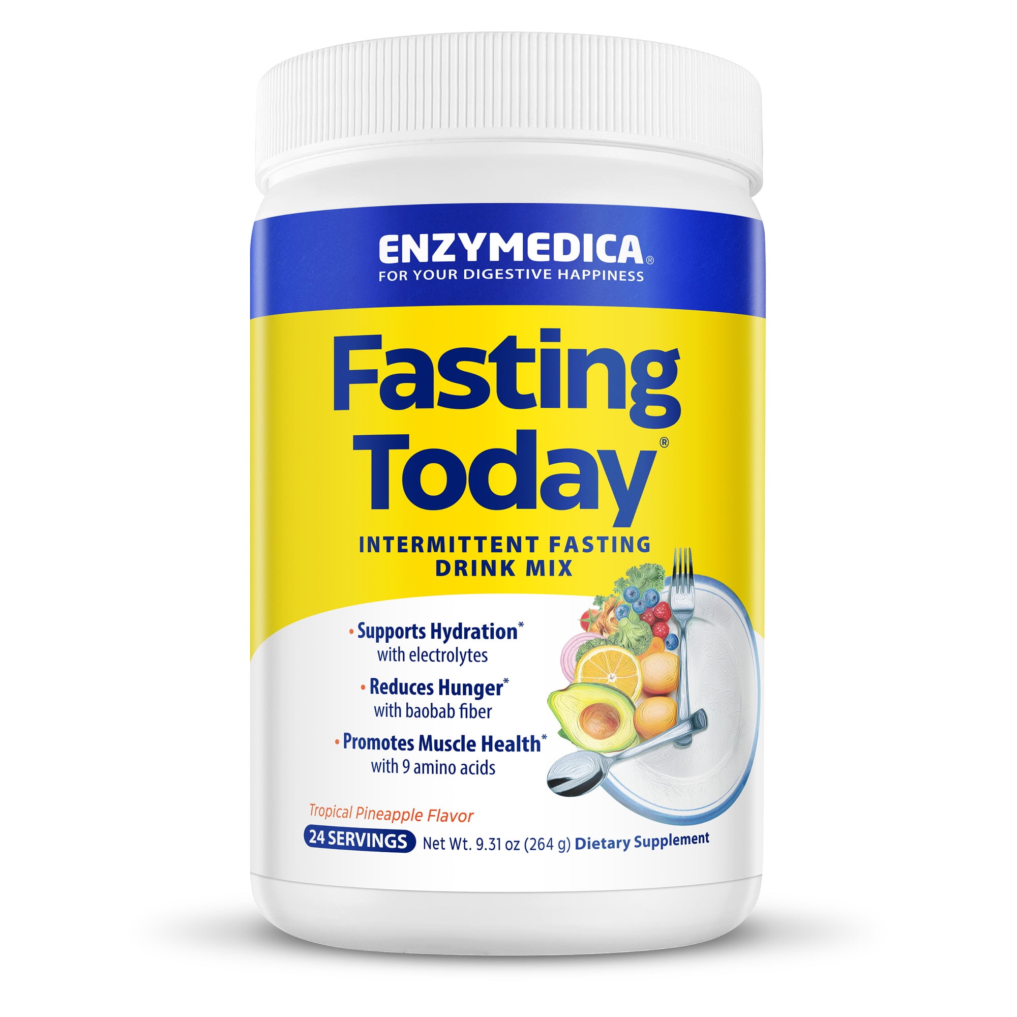 Enzymedica, Fasting Today, Intermittent Fasting Drink Mix with