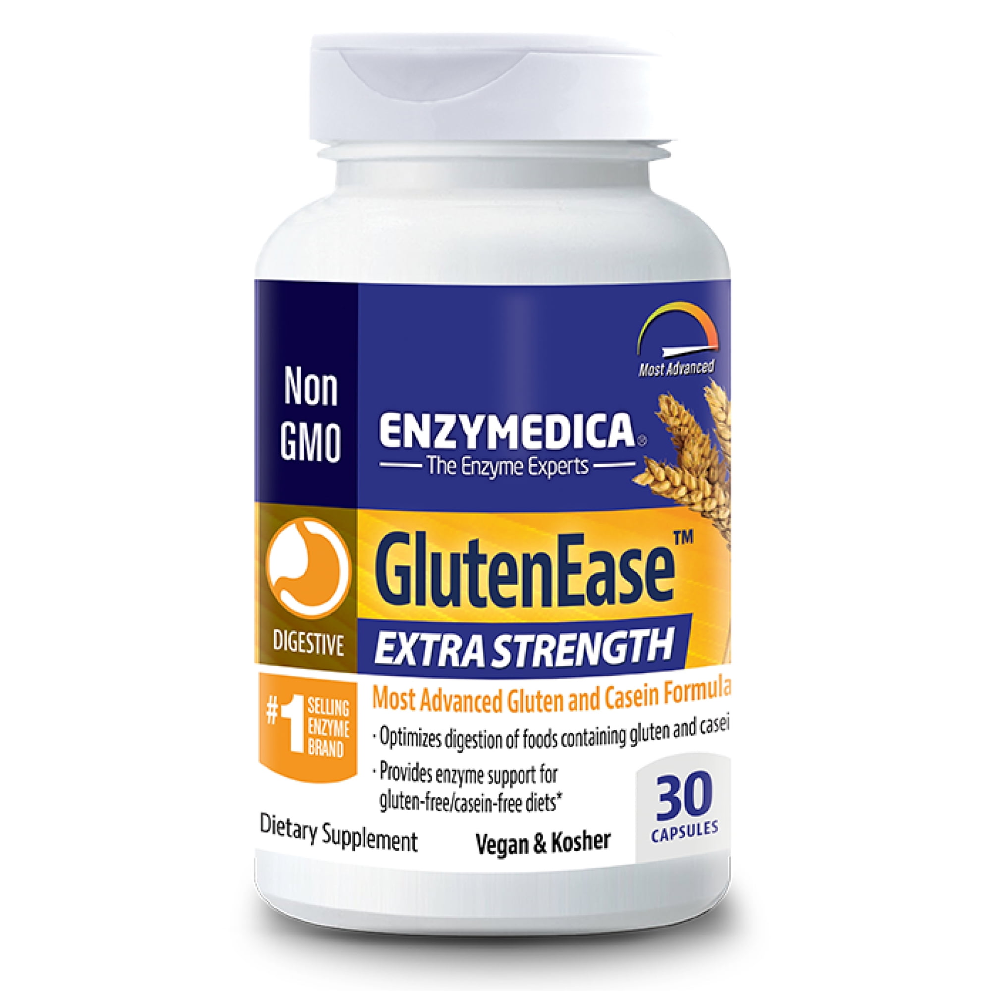 Enzymedica GlutenEase Extra Strength 30 Capsule - Walmart.com