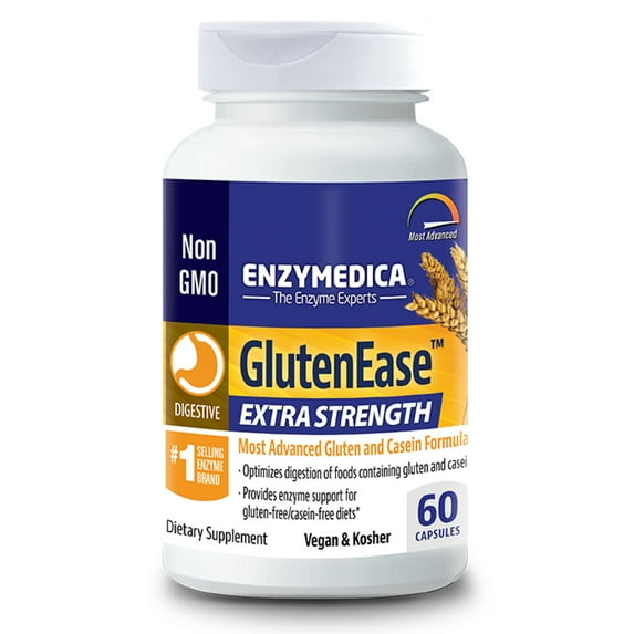Enzymedica GlutenEase Extra Strength 60 Capsules
