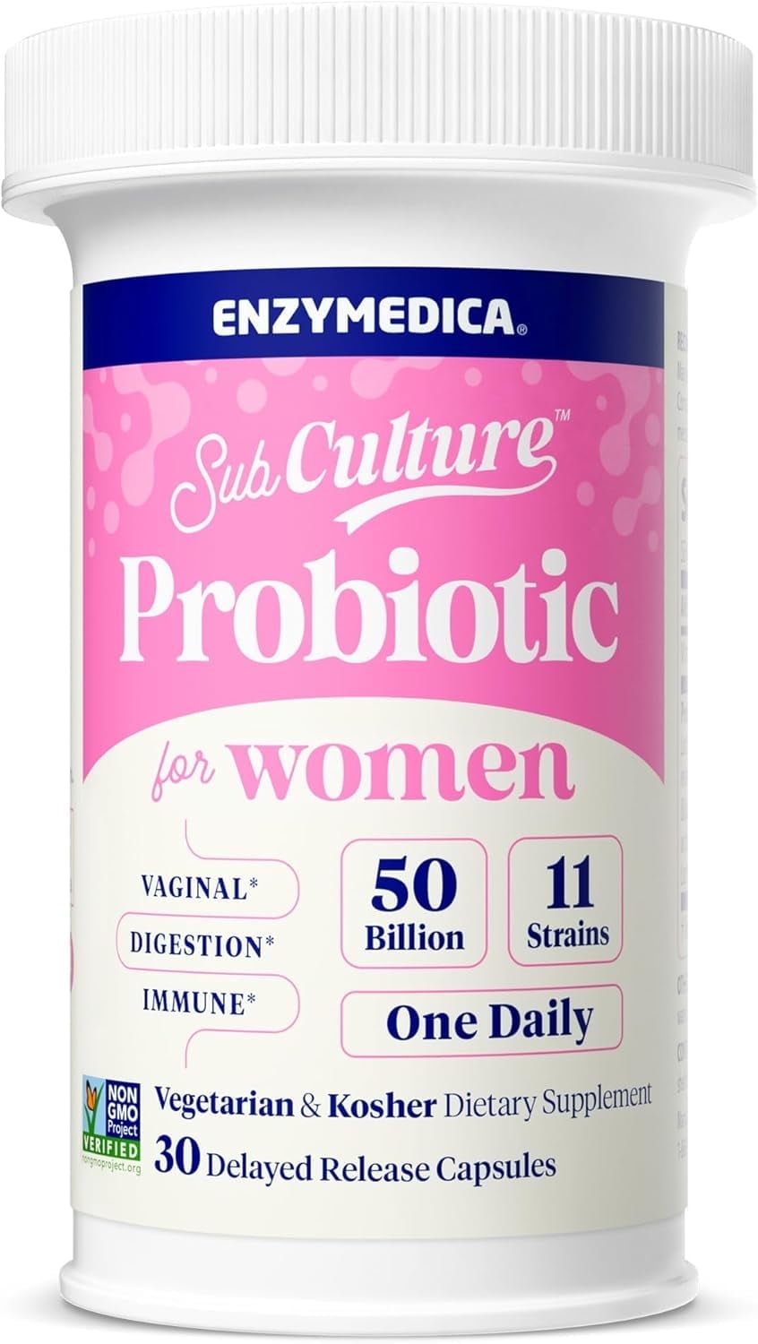 Enzymedica SubCulture Probiotic for Women, 30 capsules - Walmart.com
