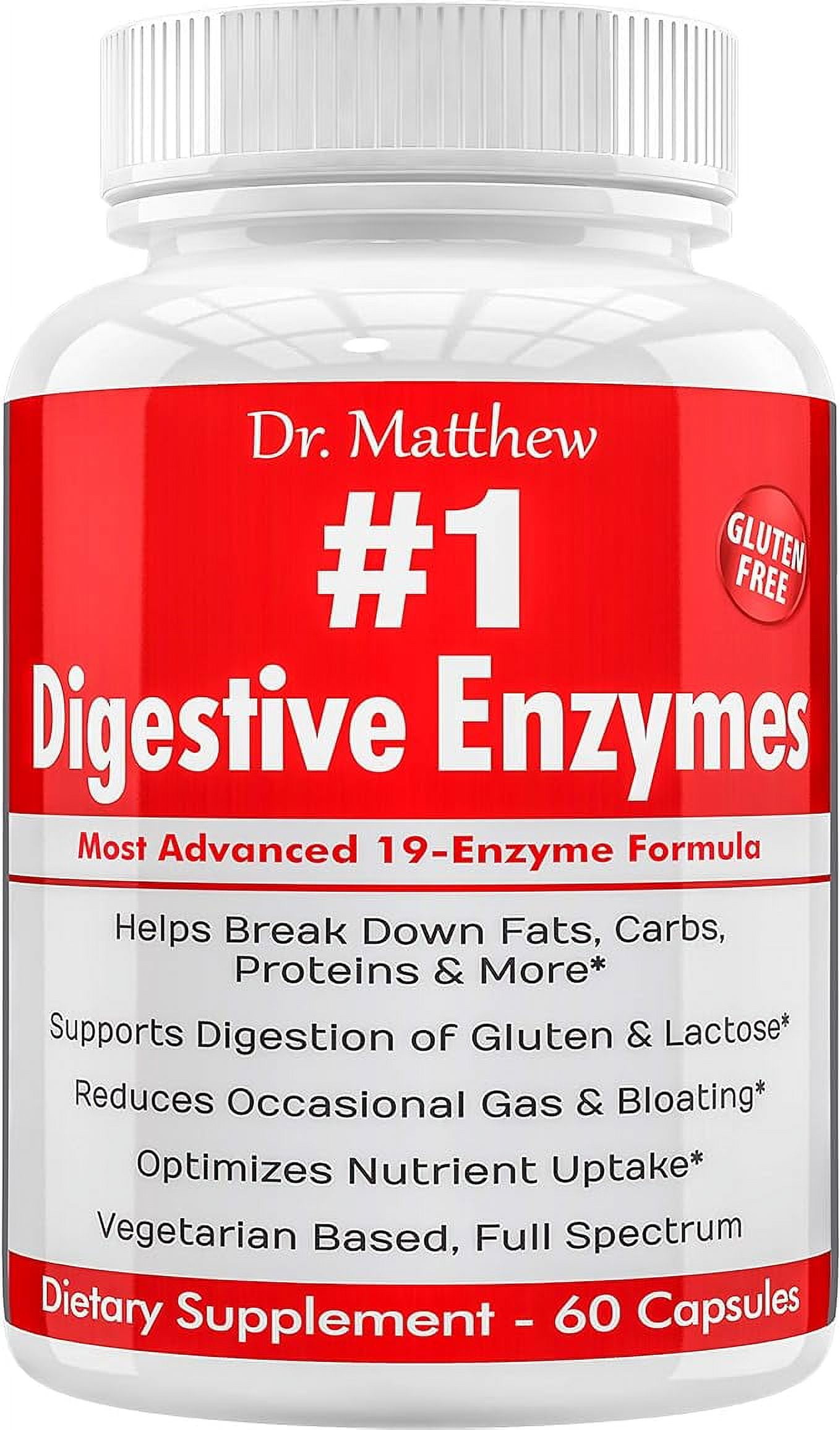 What Is The Best Digestive Enzyme For No Gallbladder Enzymes for Digestion with Lactase Lipase Amylase Bromelain and 15 more