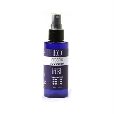 Eo Organic Deodorant Spray, Lavender, 4 Fluid Ounce ( 3 Pack)