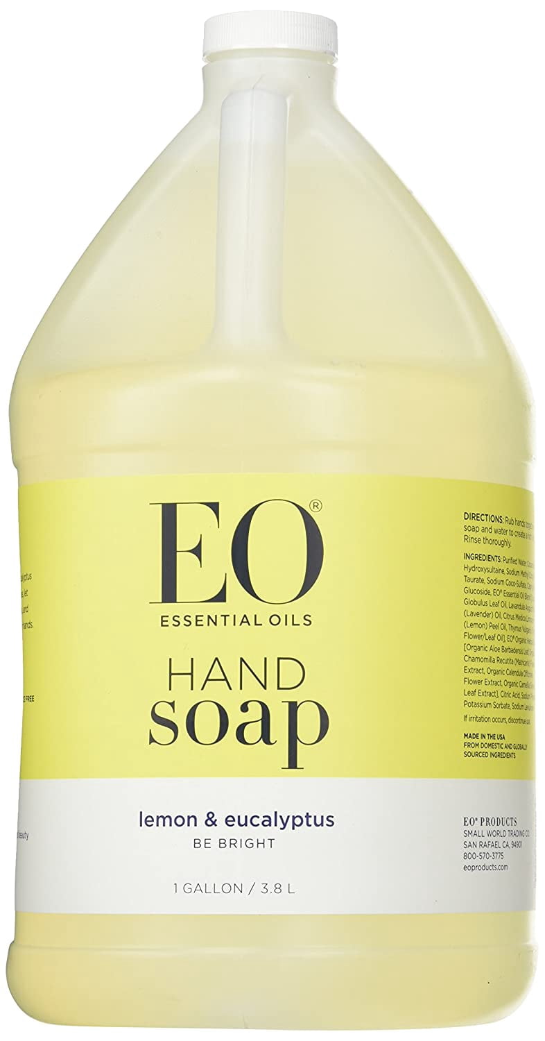 EO Products Liquid Hand Soap Lemon and Eucalyptus - 1 Gallon