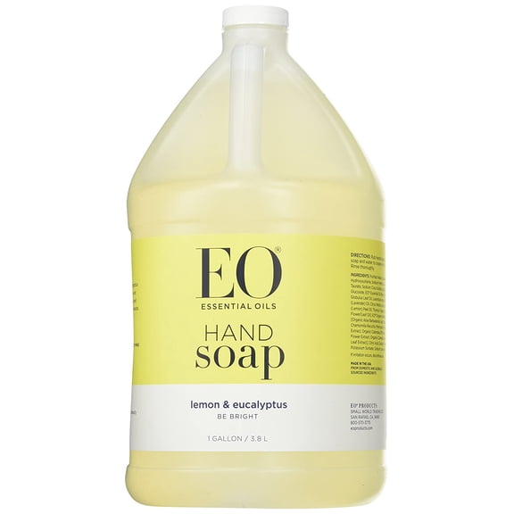 EO Products Liquid Hand Soap Lemon and Eucalyptus - 1 Gallon