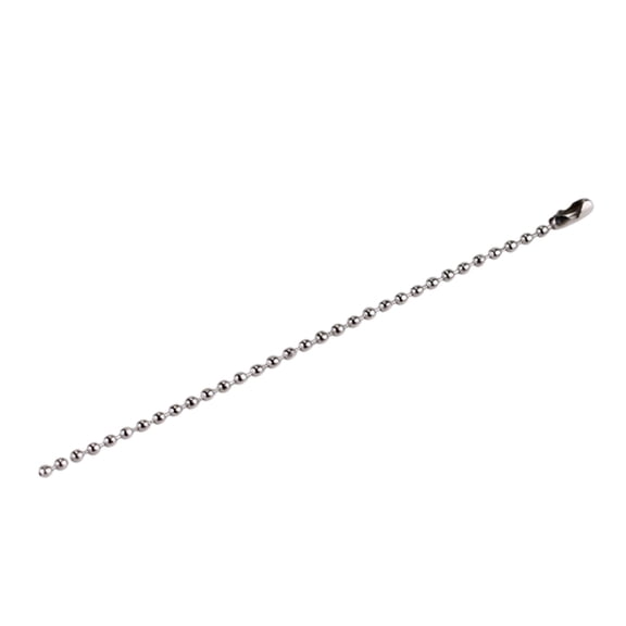 Eolstice 100Pcs Beaded Keychain Chains, Metal Connectors for Tags, Jewelry Pendant Holder, Great for Pet IDs, Crafts, Accessories, and DIY Projects with Variety