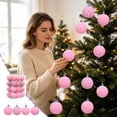thumbnail image 1 of Eolstice 24 Piece Christmas Hanging Ornament Set, Assorted Colorful Shiny Decorative Balls, for Festive Holiday Tree Indoor Home Party Decor, 1 of 9