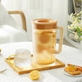 thumbnail image 1 of Eolstice 2L Cold Brew Iced Tea Pitcher Refrigerator Fruit Infuser Jug Lemonade Beverage Container Kitchen Home Party Bar Entertaining, 1 of 6