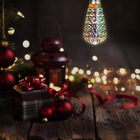 Eolstice 3D Fireworks LED Decorative Bulb, Scatter Light Effect for Christmas Day, For Home Party Holiday Lighting