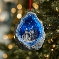 thumbnail image 1 of Eolstice Acrylic Religious Christmas Pendants, Round Tree Hanging Ornaments, Holiday Decor for Festive Season, 1 of 6