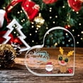 thumbnail image 1 of Eolstice Acrylic Standing Ornament, Decorative Crafts Stand, Ornament Display Stand for Christmas Gifts, Shelf Accent, Desk Decor, Clear Design, Versatile Holder(C), 1 of 6
