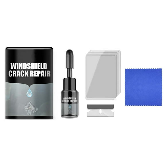 Eolstice Auto Windshield Crack Repair Fluid, Windshield Bonding Solution, Crack Repairer, 120ml Restoration Kit, For Chips, Cracks