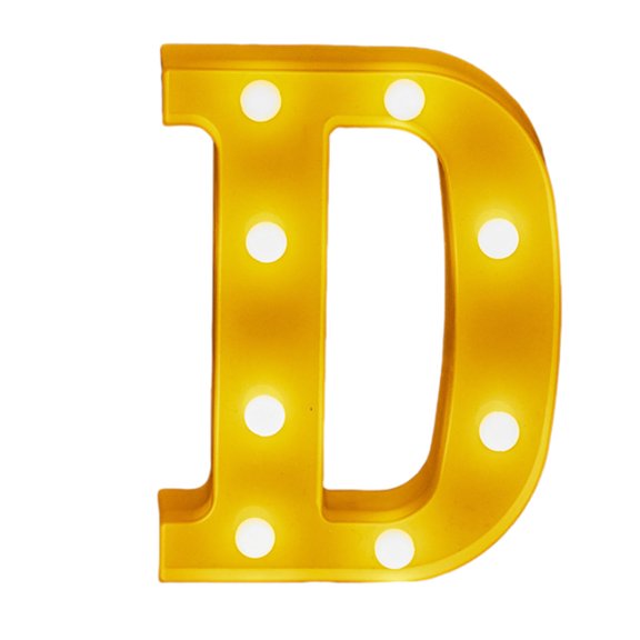 Eolstice Battery-Powered LED Letter Lights, Illuminated Alphabet Sign Decor, Bright For Weddings Parties Christmas Birthday Celebrations