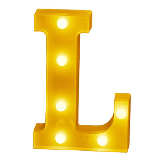 Eolstice Battery-Powered LED Letter Lights, Illuminated Alphabet Sign Decor, Bright For Weddings Parties Christmas Birthday Celebrations