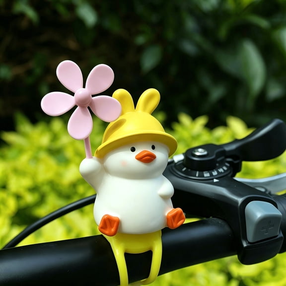 Eolstice Bicycle Handlebar Windmill, Strap Style Bike Decoration, Cycling Riding Accessory, Outdoor Fun Decor for Kids, Colorful Spinner Toy