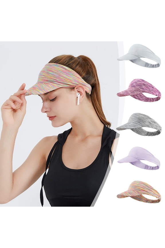 Breathable Fabric Sports Sun Hat, Hollow Top Sunscreen Cap, UV Protection Gear for Summer Outdoor Cycling Running Activities Adventures