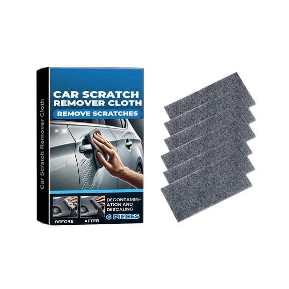 Eolstice Car Scratch Remover Cloth, Repair Wipes For Auto Paint Scratches, Quick Fix for Clear Coat, Swirl Marks, Portable, Easy Use, Sturdy Pack