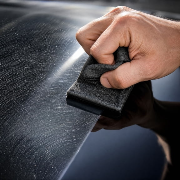 Eolstice Car Scratch Repair Cloth, Auto Paint Scratch Remover, Car Body Scratch Eraser Towel, Magic Car Care Cloth for Minor Scratches Swirl Marks, Reusable,Gray
