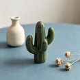 thumbnail image 1 of Eolstice Ceramic Cactus Ornaments, Small Handcrafted Mini Potted Cactus Figurines, Home Shelf Tabletop Desk Decor, Gift for Plant and Cactus Lovers, 1 of 6