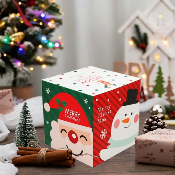 Eolstice Christmas Decorations Gift Boxes, Display Props Boxes, Storefronts Window Displays For Holiday Atmospheres, Scene Decoration, Sturdy Material(A)