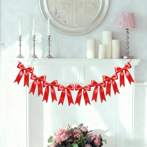 Eolstice Christmas Decorations, Holiday Ornaments, Seasonal Decor Items for Home Display, Party Scene, Festive Atmosphere, Variety of Styles, Easy to Hang, Cheerful Motifs(Red)