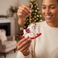 thumbnail image 1 of Eolstice Christmas Ornaments Set, Multicolor Shatterproof Plastic Ball Hanging Decorations, Xmas Tree Holiday Party Indoor Decoration Gift, 1 of 6