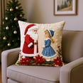 thumbnail image 1 of Eolstice Christmas Pillow Covers with Soft Fabric and Hidden Zipper Design, Decorative Cases for Home and Holiday Decor, for Sofa, Chair, and Seasonal Festivities(H), 1 of 8