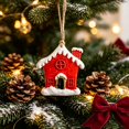thumbnail image 1 of Eolstice Christmas Tree Hanging Ornaments, Cute Mini Xmas Tree Decoration, Holiday Window Home Wreath Decor, Festive Miniature Pendant Display, 1 of 6