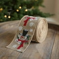 thumbnail image 1 of Eolstice Christmas Wired Ribbon Rolls, Metallic Gift Wrapping Ribbon For Crafts, Curling And Bowing Decorative Trim, Holiday Present And Tree Decoration, 1 of 6