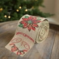 thumbnail image 1 of Eolstice Christmas Wired Ribbon Rolls, Metallic Gift Wrapping Ribbon For Crafts, Curling And Bowing Decorative Trim, Holiday Present And Tree Decoration, 1 of 6