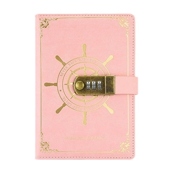 Eolstice Classic Combination Lock A5 Notebook Journal, Multifunctional Diary for Office School Stationery, Password Protected Notebook with Secure Lock