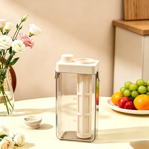 Eolstice Cold Brew Coffee Maker, Large Capacity Cold Brew Pot, Summer Tea and Water Pitcher, Portable Cold Brew Cup, Iced Coffee Maker for Home and Office