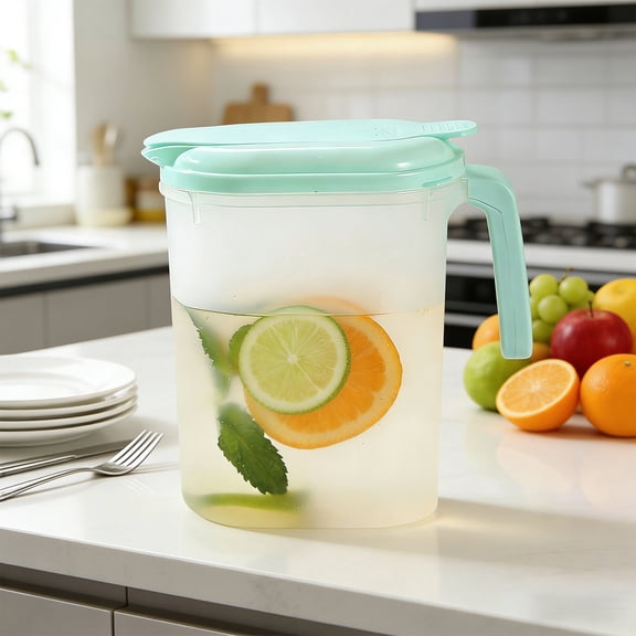 Eolstice Cold Water Kettle, Large Capacity Heat Resistant Beverage Dispenser Bucket, Summer Fruit Tea And Ice Brew Pot For Picnic Party & Outdoor Refreshment