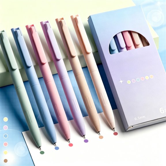 Eolstice Color Pen Set, Press Type Quick-Dry Pens, 10ml Fine Point Coloring Pens, Multicolor Marking Pens, for Hand Account Markings Journal Note Taking Office School Supplies