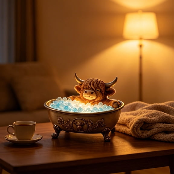Eolstice Cute Animal Bubble Bath Night Light, Bubble Happiness Bathtub Lamp, Indoor Bathroom Decor, Relaxing Mood Light, For Living Space, Gift