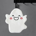 thumbnail image 1 of Eolstice Decorative Ghost Face Hand Towel, Thick Absorbent Hanging Bath Towel, Cute Halloween Themed Restroom Kitchen Display Piece, 1 of 6