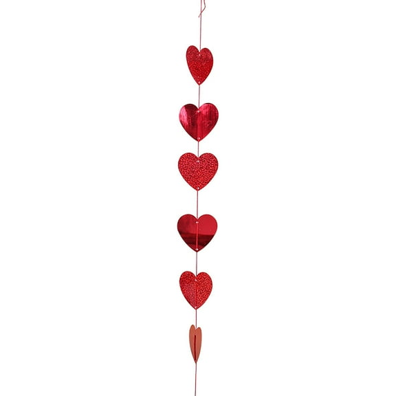 Eolstice Decorative Valentines Day Ceiling Decor, Heart Ceiling Hanging for Bridal Shower and Wedding, for Party Panels, Garlands, and Special Events