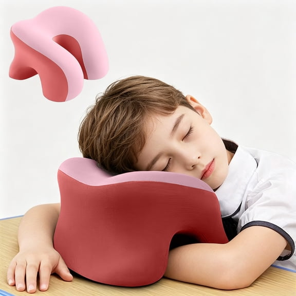 Eolstice Desk Nap Pillow, Foam Sleeping Office Lunch Break Cushion, Lying Down Rest Mat for Home Office Desk, Comfortable Travel Nap Pillow for Car Office